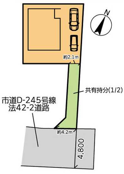 【区画図】 | 厚木市及川２丁目　限定１棟　新築住宅