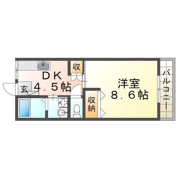 シティハイムマリンヒルの間取り