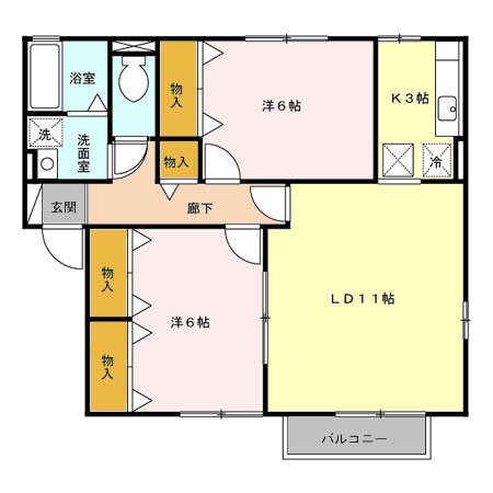 リーベンハウスの間取り