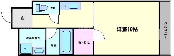 グラート西田辺の間取り|グラート西田辺　間取り