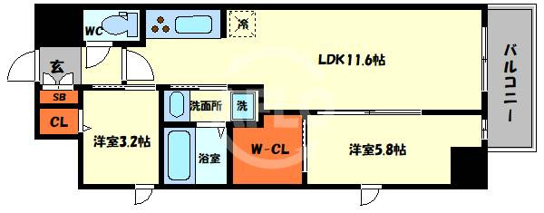 スプランディッド堀江の間取り|スプランディッド堀江　間取り
