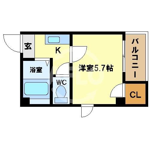 ノールプレール新町の間取り|ノールプレール新町　間取り