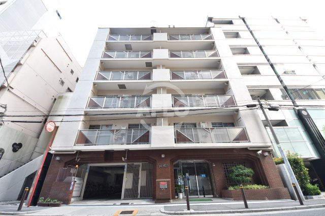 マンション北堀江　堀江小学校の外観|マンション北堀江　外観