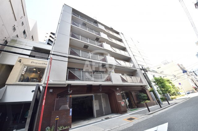 マンション北堀江　堀江小学校の外観|マンション北堀江　外観