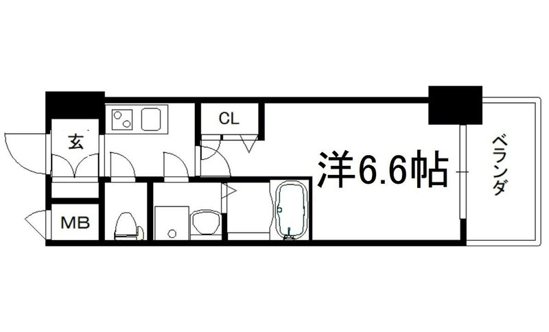 レジュールアッシュTAISHO LEGANTの間取り