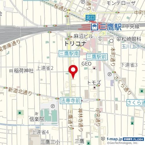 【地図】 | ファシーネ三鷹ハイライズ