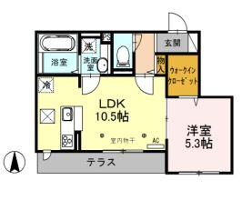 ティルタ　アユの間取り