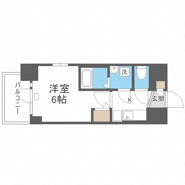 エスリード大阪ドームシティの間取り