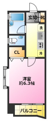 ラ・ベル元住吉の間取り|オートロック完備♪
