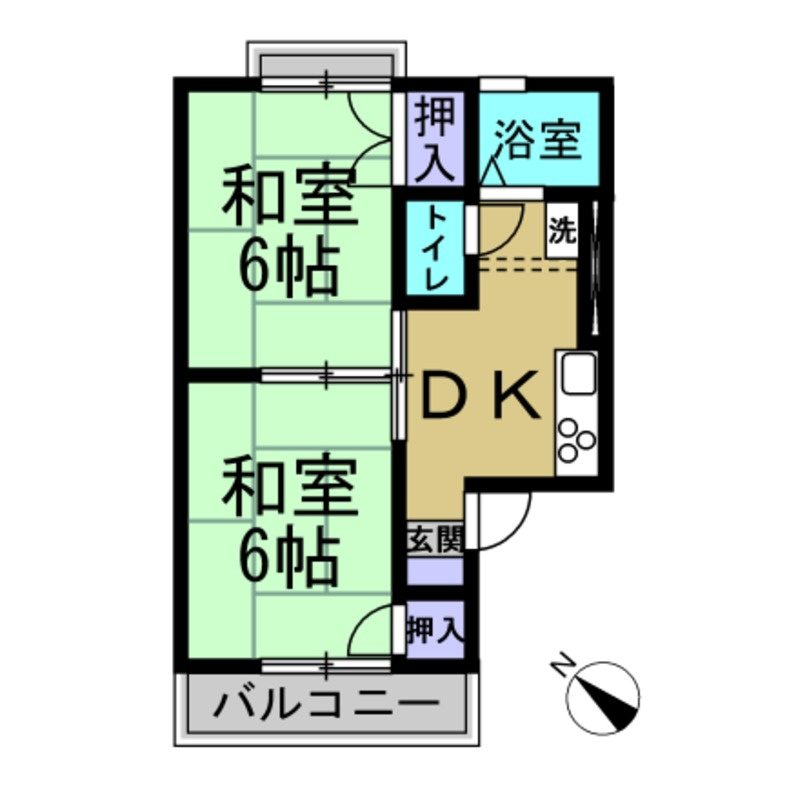 ハウスJJの間取り