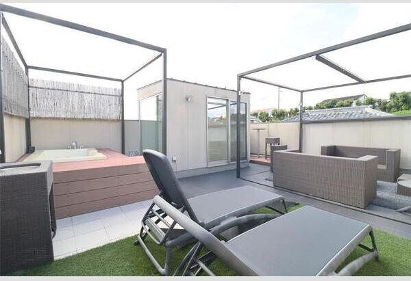 casita sky有玉台のバルコニー
