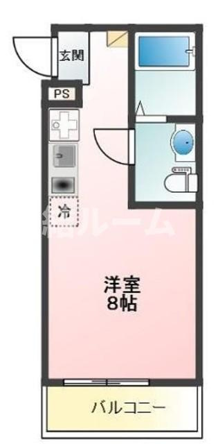 板橋区氷川町のアパートの間取り