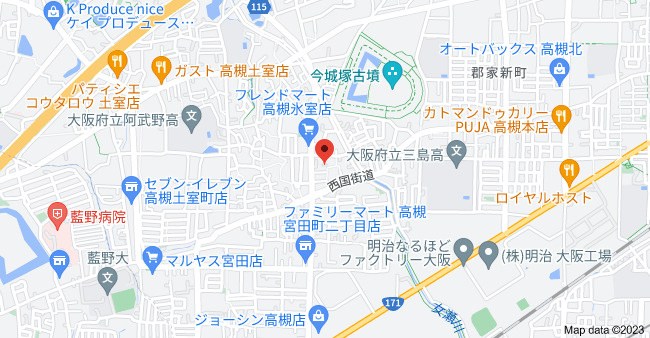 ヴェル・ドミールB棟の地図