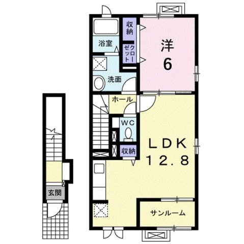 シャラの間取り