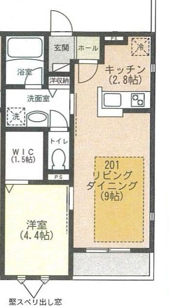 カーサ・インテルノの間取り