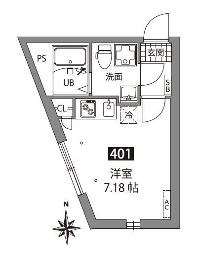 アザレア板橋の間取り