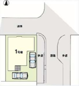 【区画図】 | 名古屋市瑞穂区下坂町2丁目19-1【仲介手数料無料】新築一戸建て　1号棟
