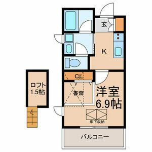 【間取り】 | ヌーベルバーグ西馬橋 | 間取りです。
