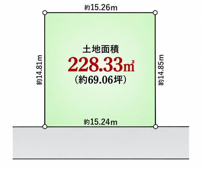 【土地図】 | ◆町田市金森東4丁目　建築条件なし売地◆