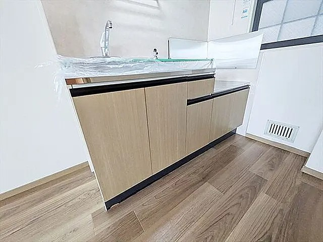 芦屋市春日町の賃貸マンションのキッチン