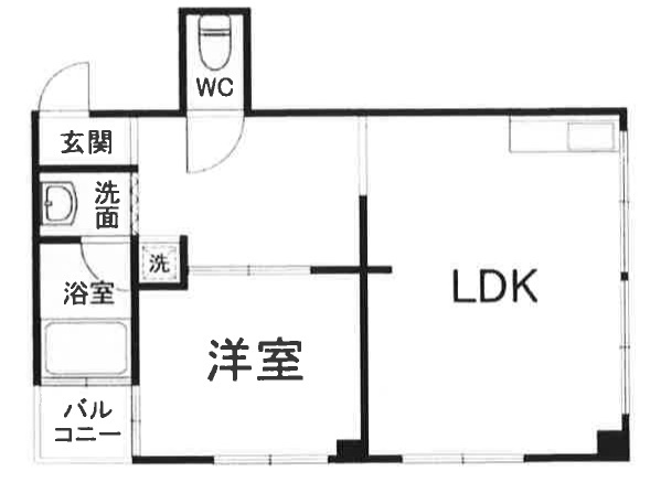 大阪市淀川区東三国４丁目の店舗事務所の間取り