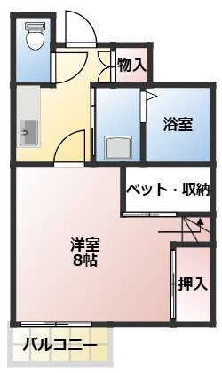 メゾンド東大杉の間取り