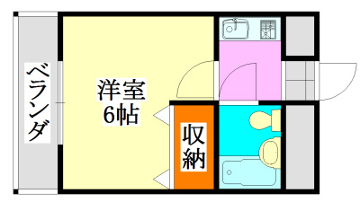 【間取り】 | ジュネパレス津田沼第5