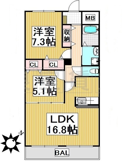 【間取り】 | メゾン八事
