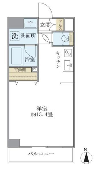 ＩＳＭ中野坂上の間取り
