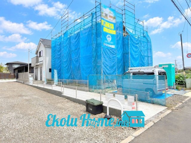 武蔵村山市伊奈平6丁目　第1期　全2棟　2号棟の外観|2026年9月 撮影
※空はCGで加工しています
