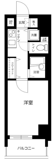 【間取り】 | パークウェルツインズ戸越銀座　壱番館
