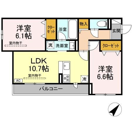 【間取り】 | レヴリ広野
