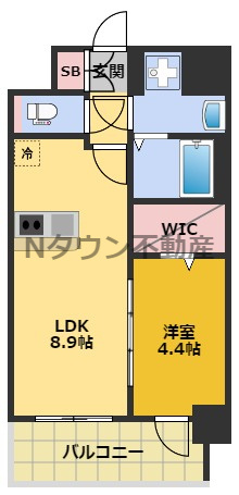 【間取り】 | メイクスWアート今池Ⅲ | 間取りです。