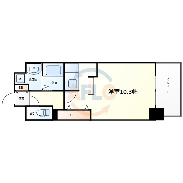 ブランクレール谷町の間取り|ブランクレール谷町　間取り図