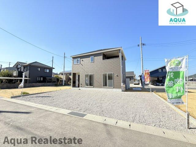 丸亀市土器町西１丁目の新築一戸建の前面道路含む現地写真|前面道路含む現地写真です