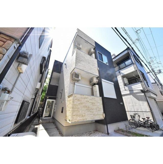 大阪市大正区三軒家西３丁目のアパートの外観