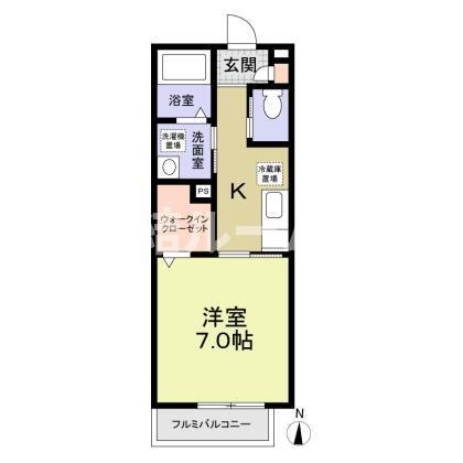 練馬区桜台３丁目のアパートの間取り