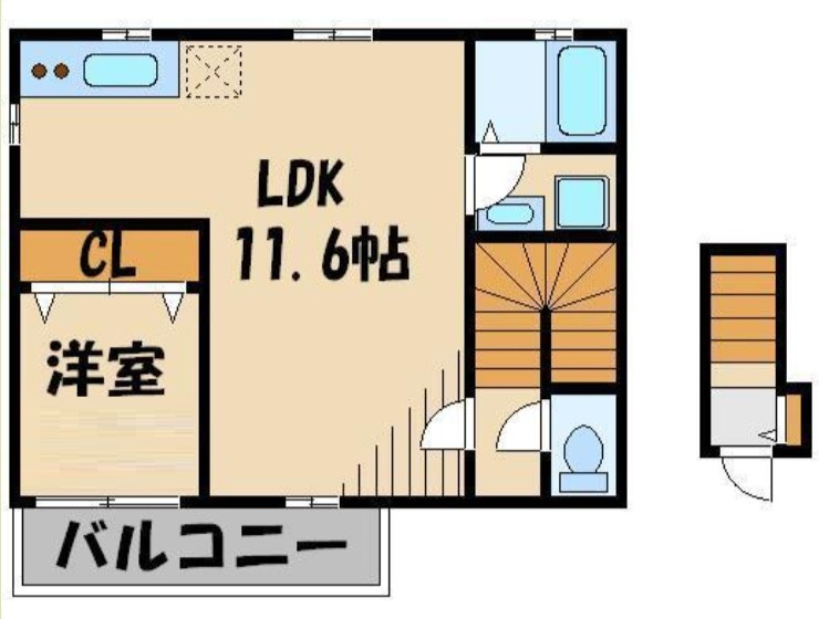 ルーベラの間取り|間取りです。
