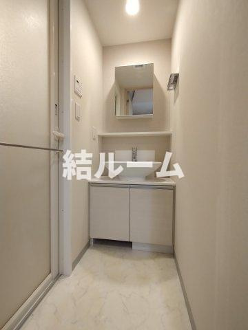 板橋区板橋４丁目の賃貸マンションの独立洗面台
