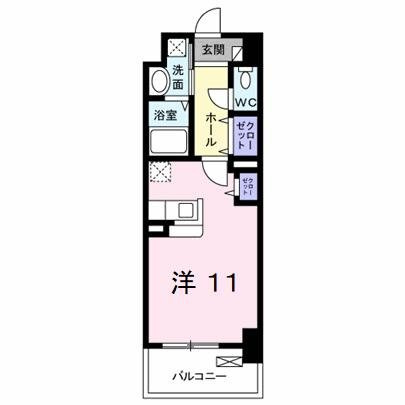 エヴァーグリーンＱの間取り