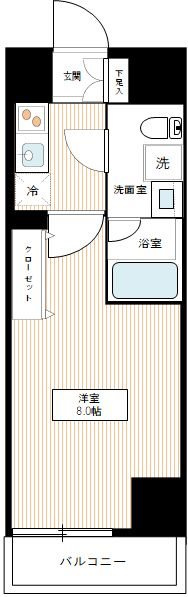 MA-RO SENJU CREST TAPPの間取り|間取りです。