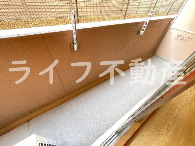 アクティブオクダのバルコニー|陽当たり良好なバルコニーです