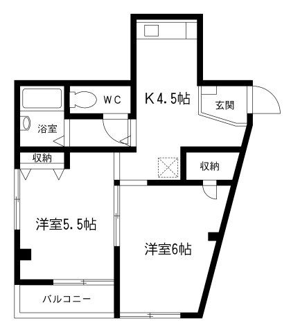 ライフピア・桜の間取り