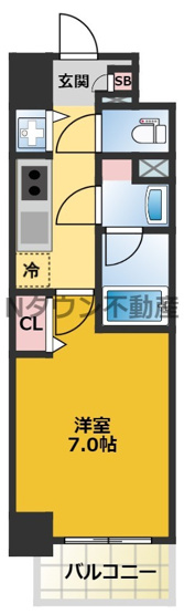 【間取り】 | ル・シエル大秋 | 間取りです