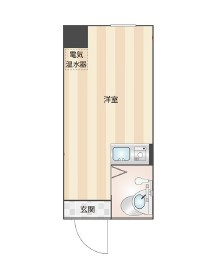 ダイヤモンドビル北千住の間取り|間取りです。