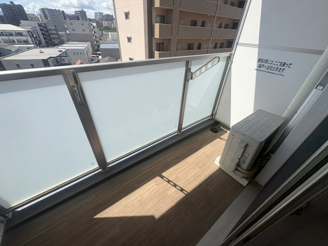 スペーシア江坂南金田のバルコニー