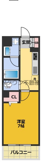 【間取り】 | アムール千原 | 間取りです。