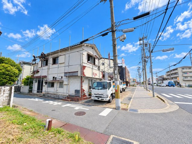 北野2丁目　売土地の前面道路含む現地写真