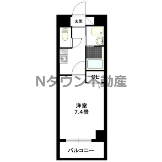 【間取り】 | CRECER新栄 | 間取りです。
