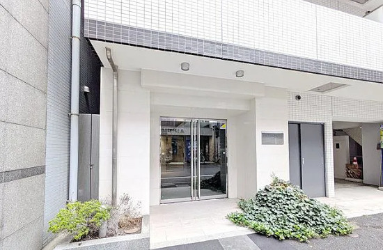 千代田区岩本町２丁目の賃貸マンションのエントランス